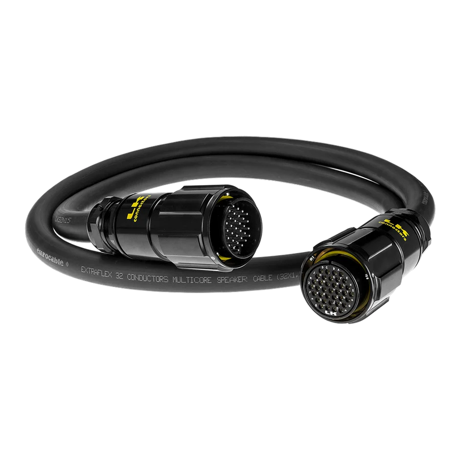 32 x 1.5 mm² Speaker Cables with LK 37-Pole Speaker Connectors