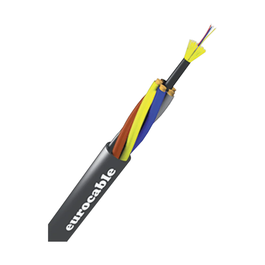 4 Singlemode Fibre Optic Power Hybrid Cable