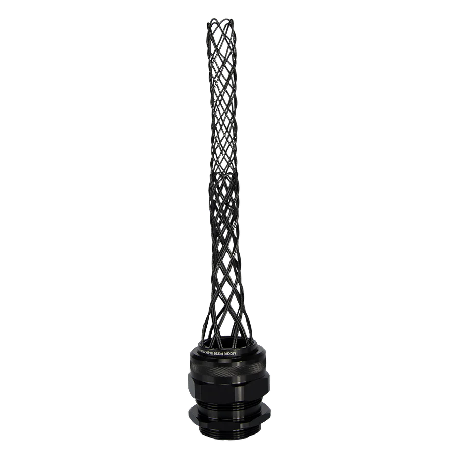 Black Mesh Cable Glands