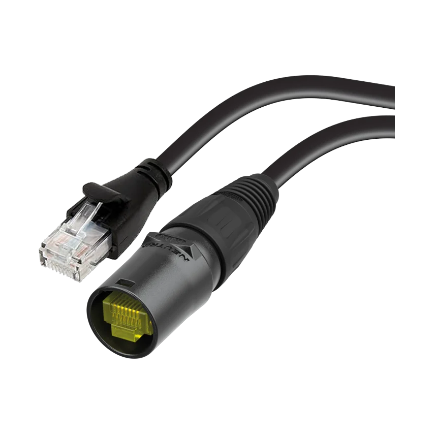 CAT6 UTP Stranded Wire Ethernet Cables with Neutrik EtherCON and RJ45 Connectors