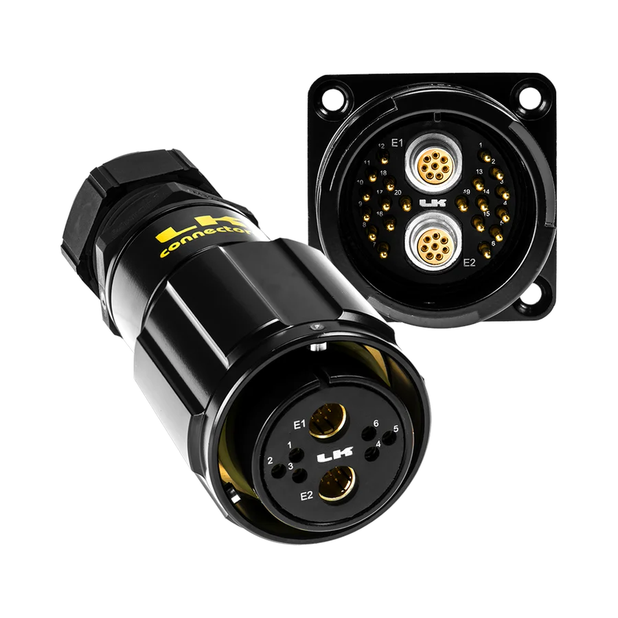 LKG Hybrid Multi-CAT6 + Audio Connectors