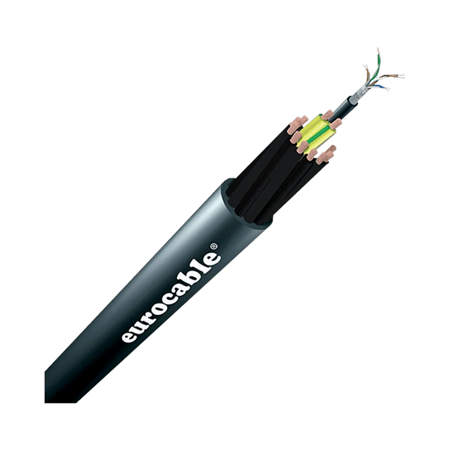 Multi-Circuit Power + CAT6A Hybrid Cable