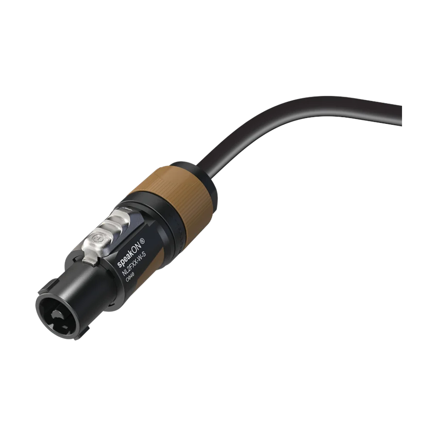 Speaker Cables with Flame Resistant Jacket and Neutrik 50A SpeakON Connectors